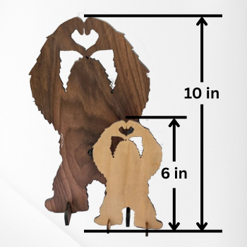 Bigfoot w/Heart Hands